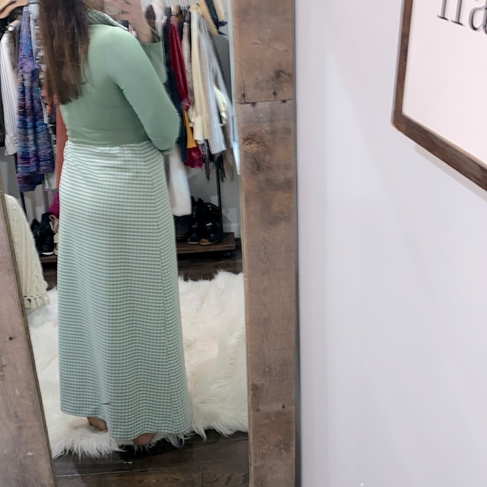 Vintage button down maxi dress size small - Picture 5 of 7